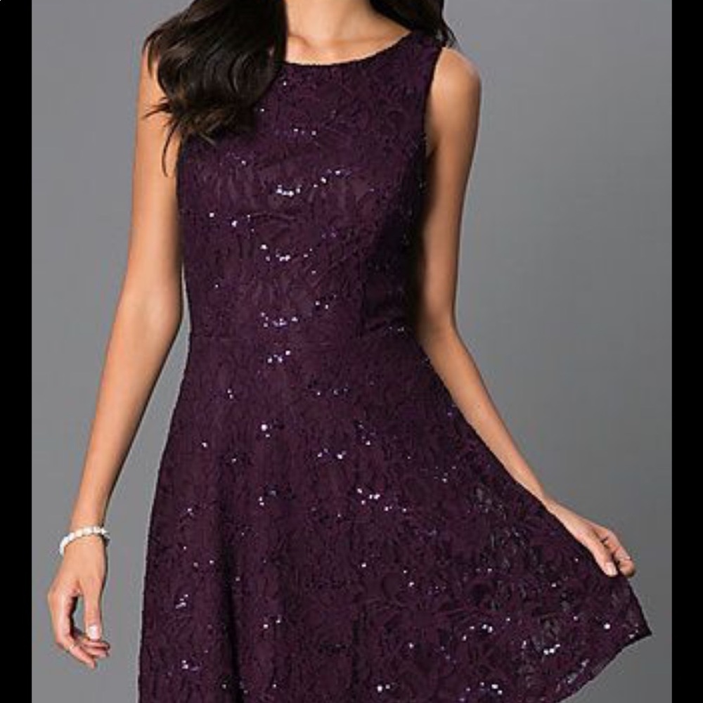 Eggplant Cocktail/Formal dress